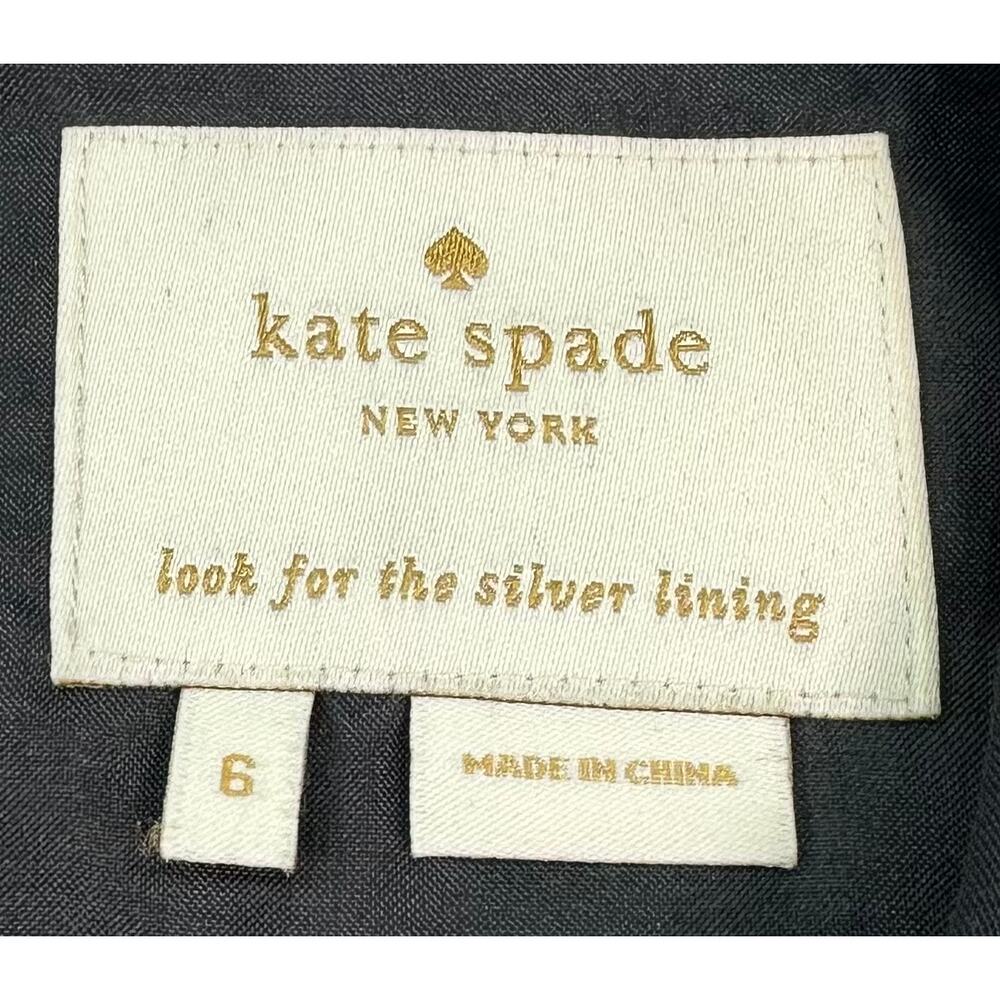 Kate Spade New York Leopard Print Sleeveless Sheath Dress Size 6 Silk Blend - Picture 7 of 11